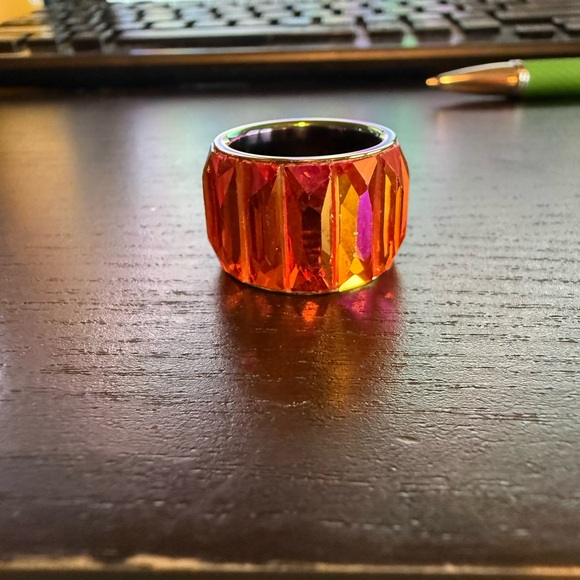 Swarovski Curiosa Crystal Cocktail Ring - Picture 15 of 15